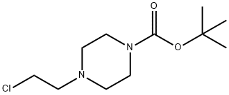 N-Boc-N’-(2-Chloroethyl)piperazine, hydrochloride salt Structure