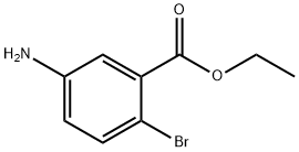 2-broMo-5-aMinobenzoic acid ethyl ester Structure