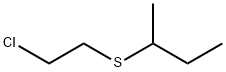 BUTYL2-CHLOROETHYLSULPHIDE Structure