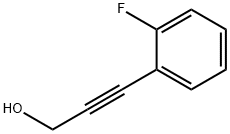 2-Propyn-1-ol, 3-(2-fluorophenyl)- (9CI) Structure
