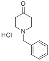 1-벤질피페리딘-4-온염산염 구조식 이미지