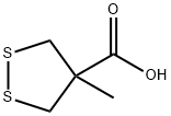 1,2-Dithiolane-4-carboxylic acid, 4-methyl- Structure