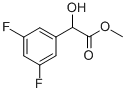 벤젠아세트산,3,5-디플루오로-A-하이드록시-,메틸에스테르 구조식 이미지