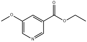 ETHYL 5-METHOXYPYRIDINE-3-CARBOXYLATE 구조식 이미지