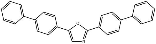 2,5-BIS(4-BIPHENYLYL)OXAZOLE Structure