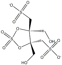 (4R,5R)-4,5-BIS(MESYLOXYMETHYL)-1,3,2-DIOXATHIOLANE 2,2-DIOXIDE Structure