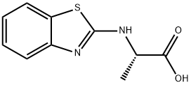 L-Alanine, N-2-benzothiazolyl- (9CI) Structure