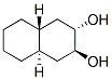 2,3-Naphthalenediol, decahydro-, (2alpha,3beta,4aalpha,8abeta)- Structure