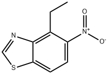 Benzothiazole, 4-ethyl-5-nitro- (9CI) Structure