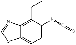 벤조티아졸,4-에틸-5-이소티오시아나토-(9CI) 구조식 이미지