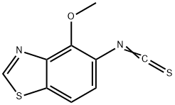 Benzothiazole, 5-isothiocyanato-4-methoxy- (9CI) Structure