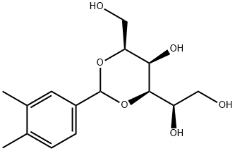 2,4-O-(3,4-디메틸벤질리덴)-D-소르비톨 구조식 이미지