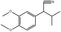 3-메틸-2-(3,4-디메톡시페닐)부티로니트릴 구조식 이미지