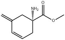 3-Cyclohexene-1-carboxylicacid,1-amino-5-methylene-,methylester,(1R)-(9CI) Structure