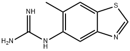 구아니딘,(6-메틸-5-벤조티아졸릴)-(9CI) 구조식 이미지