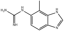 Guanidine, (4-methyl-1H-benzimidazol-5-yl)- (9CI) Structure