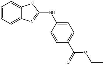 ethyl 4-(benzo[d]oxazol-2-ylaMino)benzoate Structure