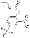 Carbonic acid ethyl 4-trifluoromethyl-2-nitrophenyl ester Structure