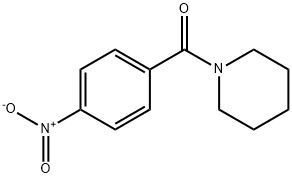 1-(p-Nitrobenzoyl)piperidine Structure