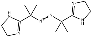 2,2'-AZOBIS[2-(2-IMIDAZOLIN-2-YL)PROPANE] 구조식 이미지