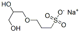 3-(2,3-디히드록시프로필옥시)-1-프로판술폰산나트륨염 구조식 이미지