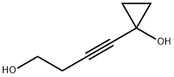 사이클로프로판올,1-(4-하이드록시-1-부티닐)-(9CI) 구조식 이미지