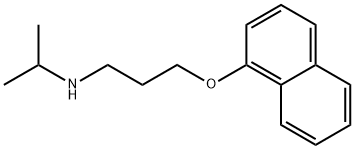 N-(1-Methylethyl)-3-(1-Naphthalenyloxy)-1-Propanamine Structure