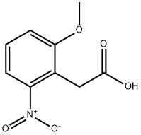 2-METHOXY-6-NITROPHENYLACETIC ACID Structure