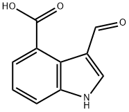 3-Formyl-1H-indole-4-carboxylic acid Structure