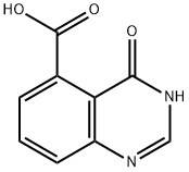 5-Quinazolinecarboxylic acid, 3,4-dihydro-4-oxo- Structure
