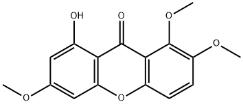 1-Hydroxy-3,7,8-trimethoxy-9H-xanthene-9-one Structure