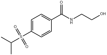 N-(2-Hydroxyethyl)-p-(isopropylsulfonyl)benzamide Structure