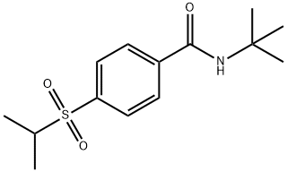 N-tert-Butyl-p-(isopropylsulfonyl)benzamide Structure