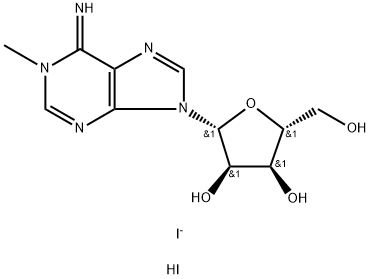 N1-METHYLADENOSINE HYDROIODIDE Structure