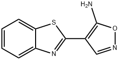 5-Isoxazolamine,4-(2-benzothiazolyl)-(9CI) Structure