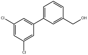 (3',5'-디클로로비페닐-3-일)-메탄올 구조식 이미지