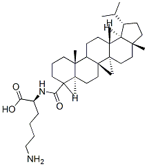 (2S)-2,6-diaminohexanoic acid: 5-(dithiolan-3-yl)pentanoic acid Structure
