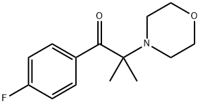 1-(4-Fluorphenyl)-2-methyl-2-morpholino-1-propanone Structure