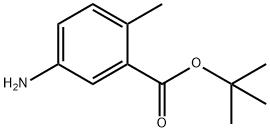 벤조산,5-아미노-2-메틸-,1,1-디메틸에틸에스테르(9CI) 구조식 이미지
