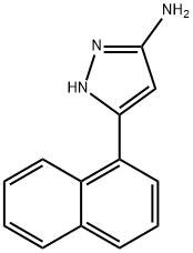 5-NAPHTHALEN-1-YL-2H-PYRAZOL-3-YLAMINE Structure