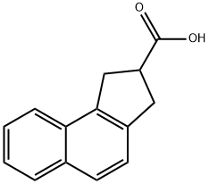 2,3-DIHYDRO-1H-CYCLOPENTA[A]NAPHTHALENE-2-CARBOXYLIC ACID Structure
