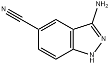 3-AMINO-1H-INDAZOLE-5-CARBONITRILE Structure
