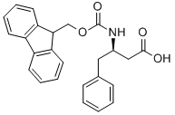 Fmoc-D-beta-homophenylalanine 구조식 이미지