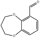 3,4-DIHYDRO-2H-1,5-BENZODIOXEPINE-6-CARBALDEHYDE Structure