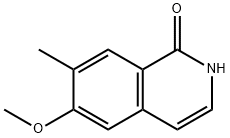6-METHOXY-7-METHYLISOQUINOLIN-1(2H)-ONE Structure