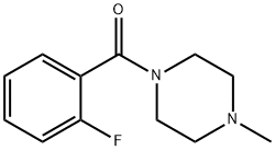 (2-FLUORO-PHENYL)-(4-METHYL-PIPERAZIN-1-YL)-METHANONE Structure
