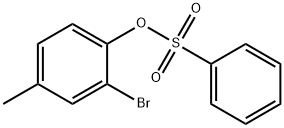 2-브로모-4-메틸페닐페닐설포네이트 구조식 이미지