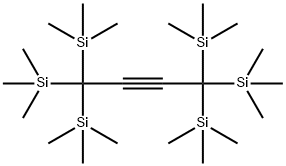 트리메틸-[1,1,4,4,4-펜타키스(트리메틸실릴)부트-2-이닐]실란 구조식 이미지