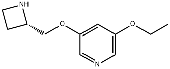 Pyridine, 3-[(2S)-2-azetidinylmethoxy]-5-ethoxy- (9CI) Structure