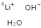 LITHIUM-6 HYDROXIDE HYDRATE  95 ATOM %& Structure